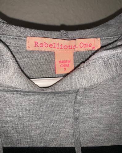 Rebellious One Grey Pullover