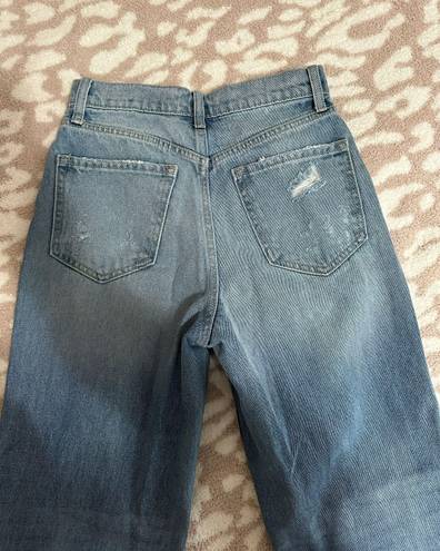 High Rise Wide Leg Jeans Size 25