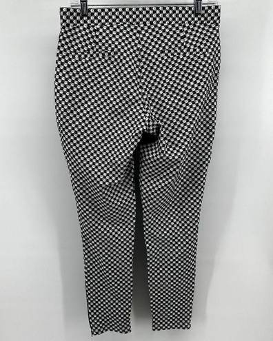 Betabrand  Catstooth Pencil Dress Yoga Pants Skinny Slim Mid Rise Black White M