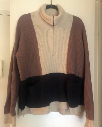 Madewell Glenbrook Merino Wool Half Zip Sweater