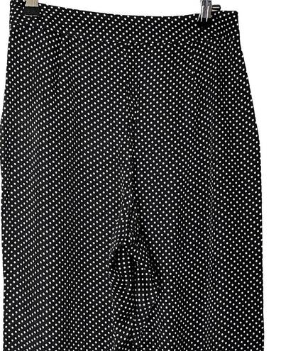 Capulet  Teresa Pants Black Polka Dot Micro Dot Women’s Size Small