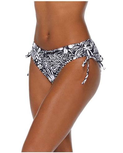 No Bo NWT  bikini Black and White Animal Hipster swimwear set bathing suit pool