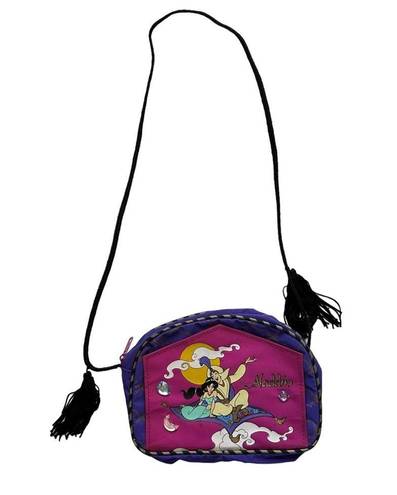 Disney Vintage  Aladdin Jasmine Flying Carpet Crossbody Purse Bag