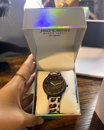 Juicy Couture BRAND NEW  ORANGE/BROWN CHEETA WATCH