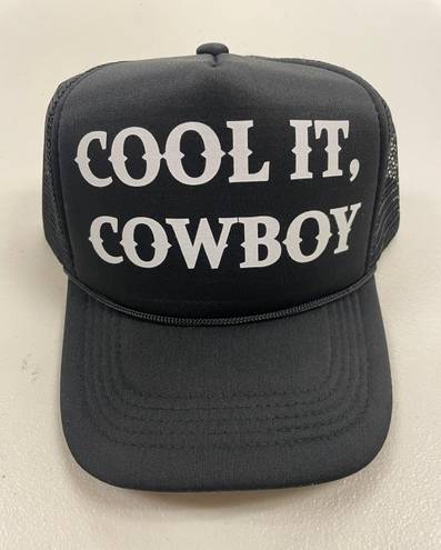 Cool It Cowboy Trucker Hat Black