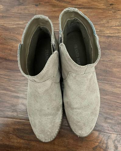 Franco Fortini Suede Booties