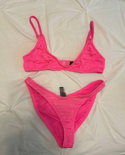 Triangl Pink Bathing Suit