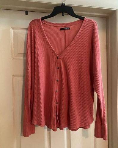 Abercrombie & Fitch  Casual Button Front Long Sleeve