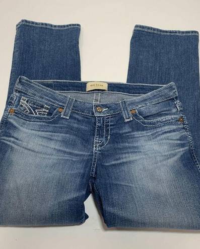 Big star  Rikki Vintage Collection Women Denim Jeans Straight Light Wash Size 28