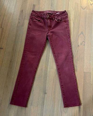 American Eagle AE red jeans size 2