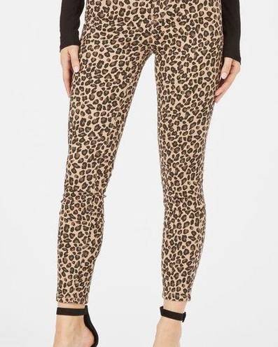 POL  Cheetah Print Twill Skinny Pants