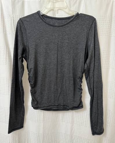 Lululemon Long Sleeve Ruched Athletic Top