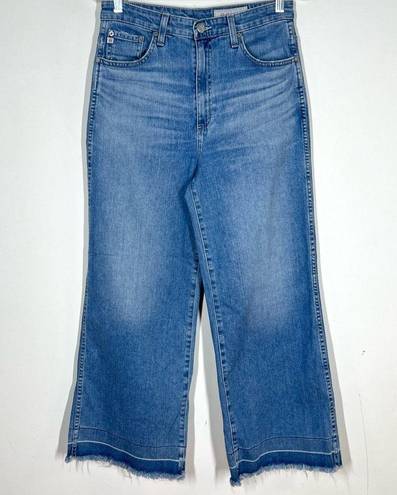 AG Adriano Goldschmied  Yvette High Rise Wide Leg Ankle Jeans Sz 30