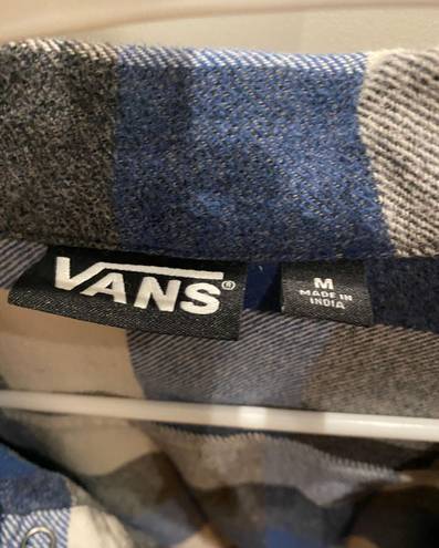 Vans Blue And Black Flannel