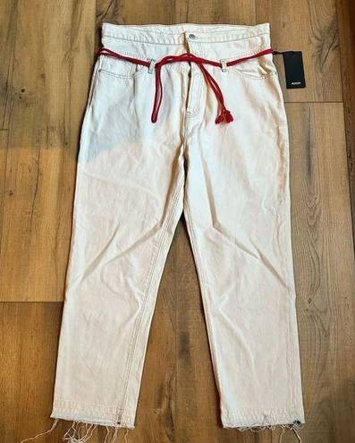 Hudson Jeans Hudson Denim Jean 32 Womens Jessi Boyfriend White Light Wash High Waist Boho NWT