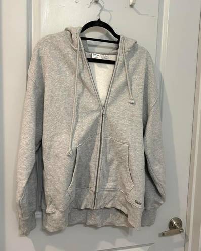 Aritzia Tna Cozy Fleece Boyfriend Zip