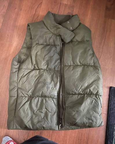 Tommy Hilfiger Green Puffer Vest