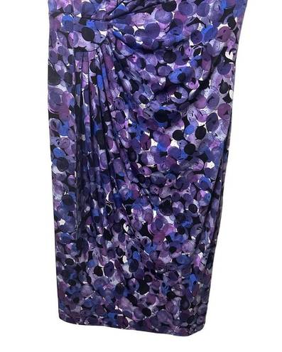 Dress Barn Ladies Scrunch Purple Career Business Spring Summer Dress SZ 4P