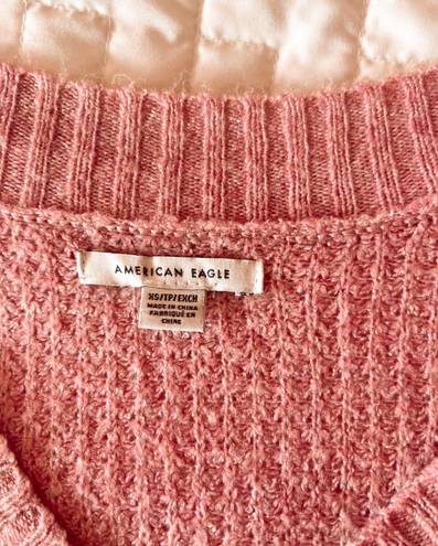 American Eagle Oversized Dreamspun V-Neck Sweater Size XS