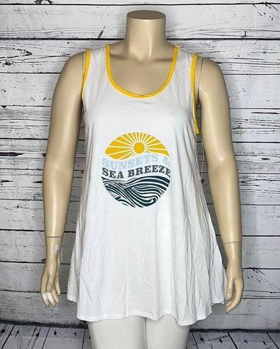 LuLaRoe  NWT Size XL Sunsets & Sea Breeze A-Line Swing Kristina Knit Tank Top