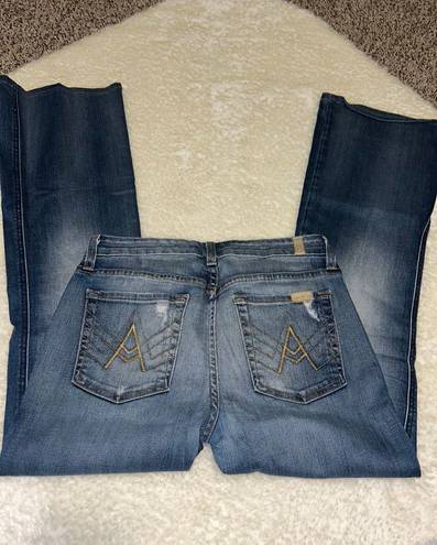 7 For All Mankind “A” Pocket Flare Jeans Size 27