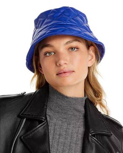 AQUA NWT  quilted bucket hat