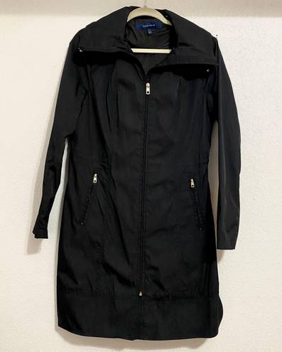 Cole Haan Black Packable Rain Coat