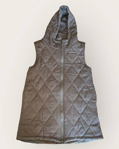 Prómesa PROMESA New Heights Hooded Quilted Puffer Vest Olive. Size Small.