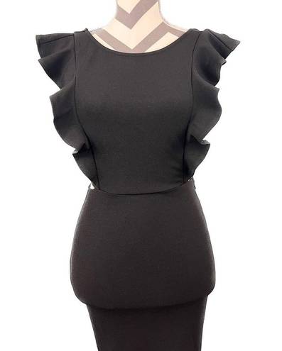 Saints + Secrets NWT -  Black Cut-out Dress - Size S