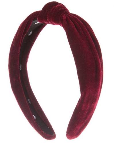 Lele Sadoughi  Knotted Velvet Headband