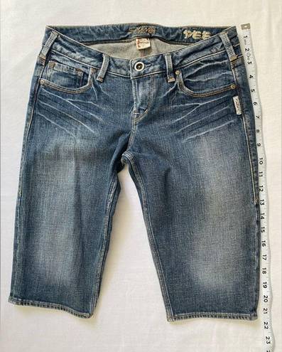 Silver Jeans  Denim Bermuda‎ Shorts Womens Size 26 Blue Medium Wash