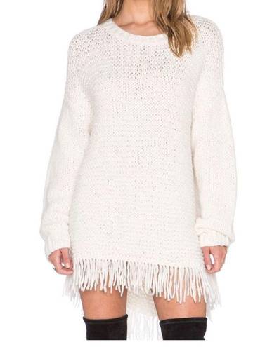 Elizabeth and James  black fringe sweater/dress