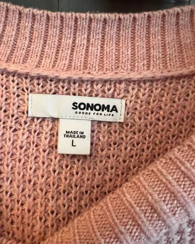 Sonoma pink oversized sweater