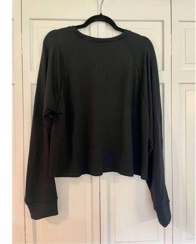 Gottex  NWOt black cropped sweatshirt size m