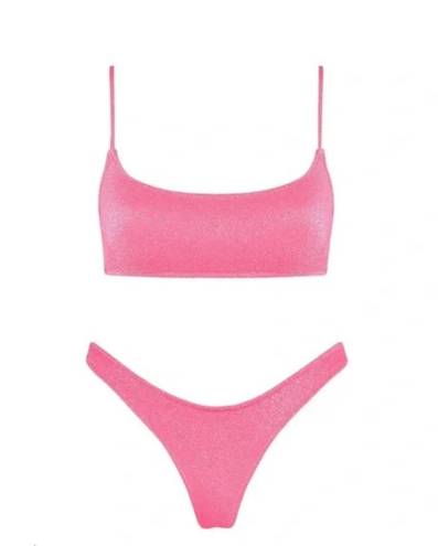 Triangl Swimwear Mica Pitaya Sparkle (top small ++, bottom small)