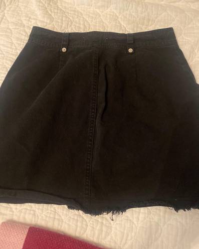 Honey Belle Black Denim Skirt