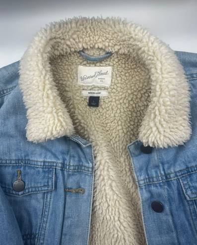 Universal Threads Fur Jean Jacket