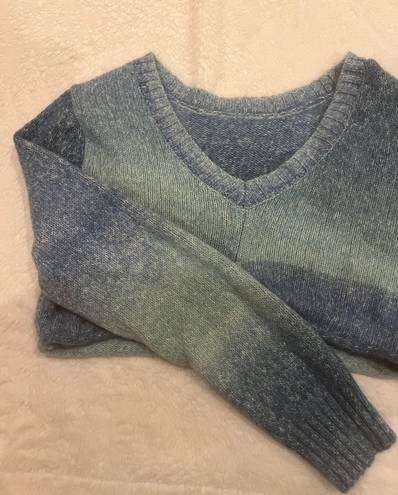 Aeropostale Blue Cropped Sweater