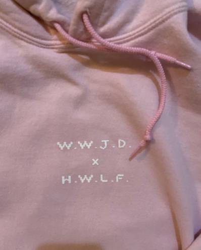 HWLF Pink Oversized Hoodie Size L