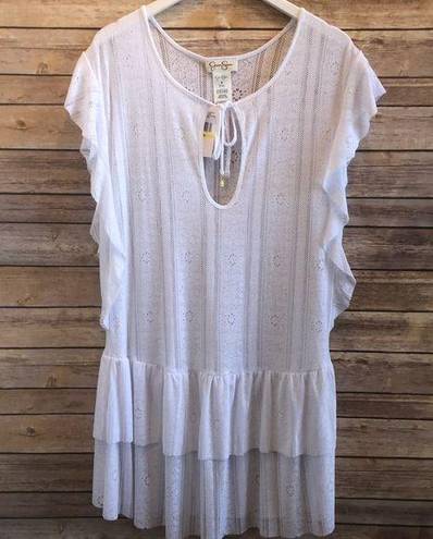 Jessica Simpson  Crochet Swim Coverup Size Med NWT