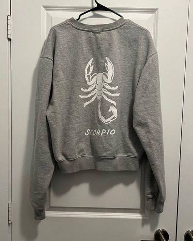 Good American  Oversize Zodiac (Scorpio) Crewneck Graphic Sweatshirt Size 3 (L)