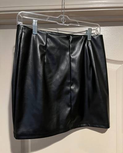 SheIn Leather Skirt