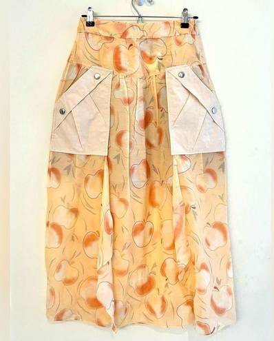 Coach NEW  Long Draped Skirt with Pockets size 2