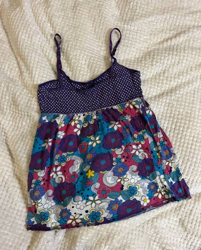 Kirra Collection Medium Floral Purple Tunic