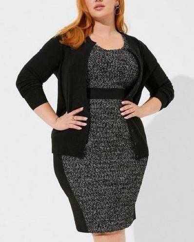 Torrid Women's  Cardigan Button-Front Classic black Sweater size large/xlarge