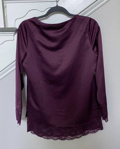 Isaac Mizrahi Live! Satin blouse with laces