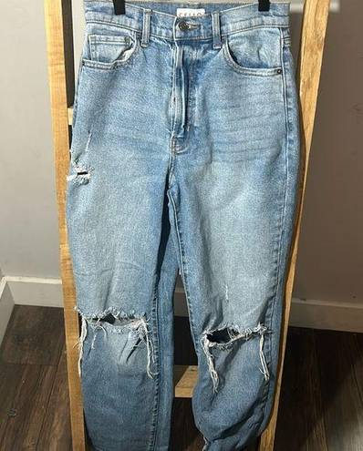 Cello  Light-Washed Distressed Raw Hem Jeans size 3