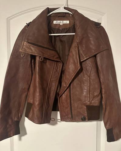 Brown Bomber Jacket Size M