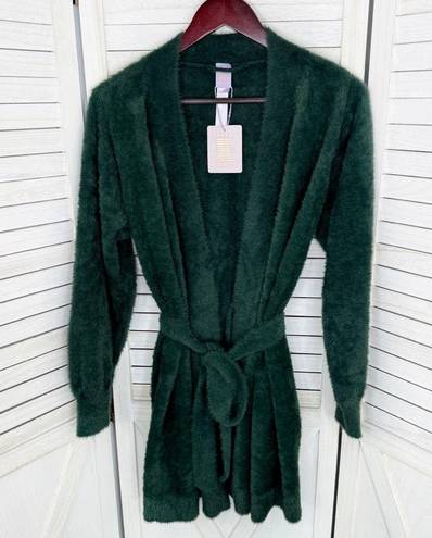 Savage X Fenty Fluff It Up Fuzzy Shortie Robe Green Medium Large