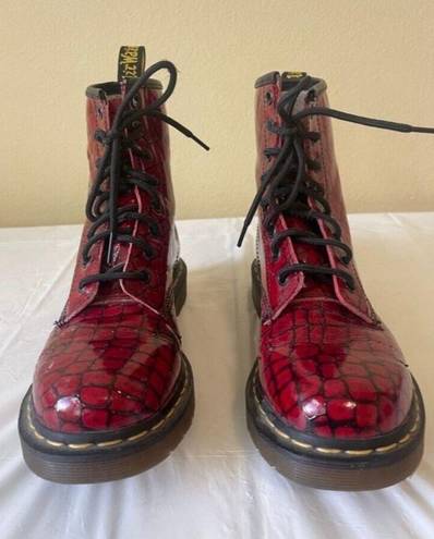 Dr. Martens Cherry Red Boots!